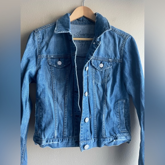 American Eagle Outfitters Denim Button Up Jacket Size Small - Picture 9 of 12